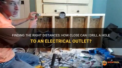 can i drill holes in a steel electrical box|drilling electrical knockout.